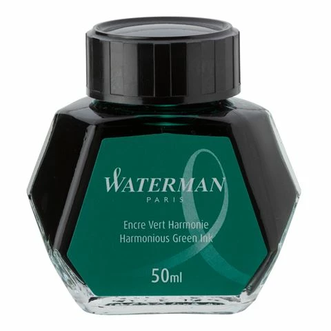 Waterman - Ink Bottle 50ml Harmonious Green 3 Waterman - Ink Bottle 50ml Harmonious Green