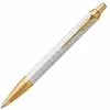 Parker - IM Premium Pearl With Gold Trim Ballpoint Pen