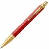 Parker - IM Premium Red With Gold Trim Ballpoint Pen -Pens and Writing shop 124159 Large