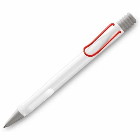 Lamy - Safari Ballpoint Pen White/Red 3 Lamy - Safari Ballpoint Pen White/Red