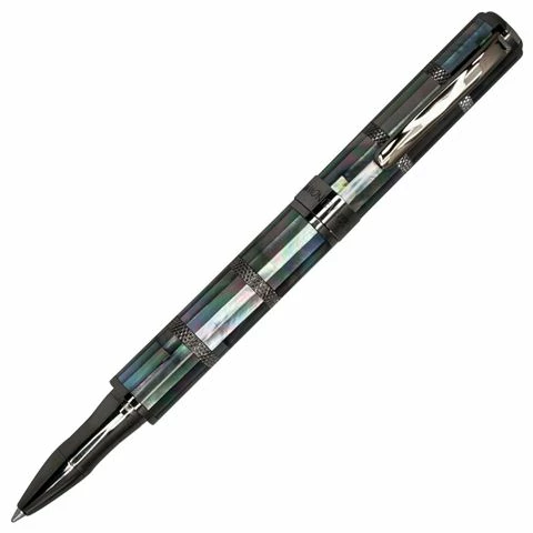 Monteverde - LE Regatta Rollerball Blck Mother O Pearl Grey 3 Monteverde - LE Regatta Rollerball Blck Mother O Pearl Grey