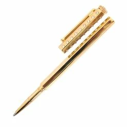 Swarovski Crystal Swarovski - Millenia Ballpoint Pen Yellow Gold Tone Plate