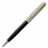 Parker - Sonnet Premium Metal W/Black & Gold Trim Ballpoint -Pens and Writing shop 177576 Large
