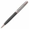 Parker - Sonnet Metal Grey Rose Gold Trim Ballpoint Pen -Pens and Writing shop 177577 Large
