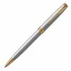 Parker - Sonnet Stainless Steel W/Gold Trim Ballpoint Pen