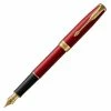 Parker - Sonnet Red Lacquer W/ Gold Trim Fountain Pen Med 2 Parker - Sonnet Red Lacquer W/ Gold Trim Fountain Pen Med -Pens and Writing shop 177587 Large