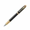Parker - IM Premium Black Fountain Pen Gold Trim Med Nib -Pens and Writing shop 177589 Large