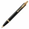 Parker - IM Black Lacquer W/Gold Trim Ballpoint Pen -Pens and Writing shop 177592 Large