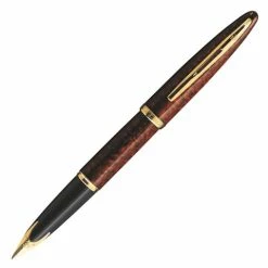 Waterman - Carène Marine Amber Fountain Pen W/23k Gold Trim