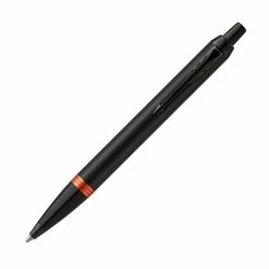 Parker - IM Flame Orange Ring Black Ballpoint Pen