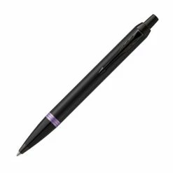 Parker - IM Amethyst Purple Ring Black Ballpoint Pen