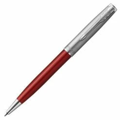 Parker - Sonnet Red W/Chrome Trim Ballpoint Pen