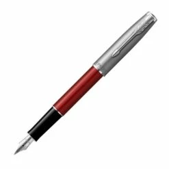 Parker - Sonnet Red W/Chrome Trim Fountain Pen