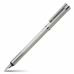 Lamy - Logo Brushed Steel Fountain Pen