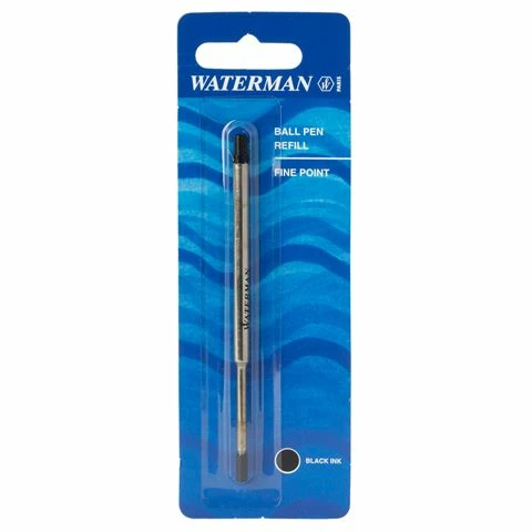 Waterman - Fine Ballpoint Pen Refill Black 3 Waterman - Fine Ballpoint Pen Refill Black