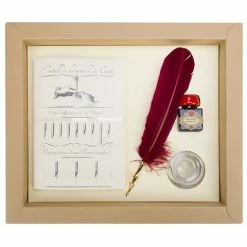 Rubinato - Quill Ink Journal Glass Inkwell Set 4pce