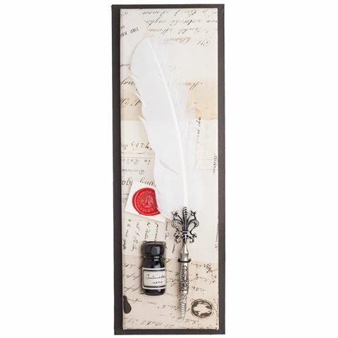 Rubinato - Fleur-de-Lis Quill & Ink White 3 Rubinato - Fleur-de-Lis Quill & Ink White