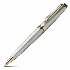 Waterman - Expert Stainless Steel & Gold Ballpoint Pen