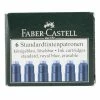 Faber-Castell - Blue Ink Cartridge Set 6pce