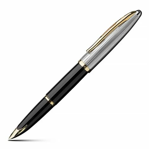 Waterman - Carene Deluxe Black & Gold Fountain Pen 3 Waterman - Carene Deluxe Black & Gold Fountain Pen