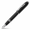Cross - Peerless 125 Black Lacquer & Platinum Fountain Pen -Pens and Writing shop 543544 Large