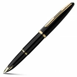Waterman - Carene Black Fountain Pen With Gold Trim