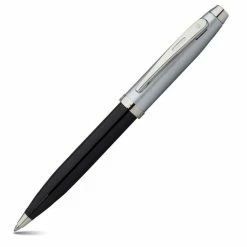 Sheaffer - Glossy Black W/ Brushed Nickel Cap Ballpoint Pen