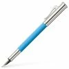 Faber-Castell - Guilloche Fountain Pen Gulf Blue -Pens and Writing shop 572292 Large
