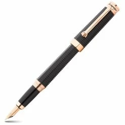 Montegrappa - NeroUno Linea Black Rose Gold Fountain Pen