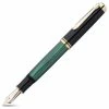 Pelikan - 1000 Fountain Pen Fine Nib Black & Green -Pens and Writing shop 573824 Large