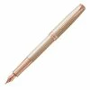 Parker - Sonnet Cisele Sliver Pink Gold Trim Fountain Pen -Pens and Writing shop 574271 Large