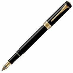Parker - Duofold Classic Fountain Pen Black & Gold Trim