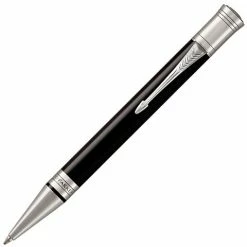 Parker - Duofold Classic Ballpoint Pen Black Chrome Trim