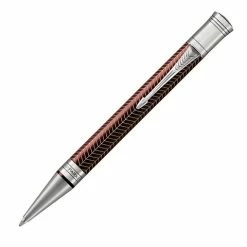 Parker - Duofold Prestige Burgundy Chevron Ballpoint Pen