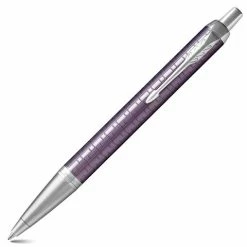 Parker - IM Premium Dark Violet Chrome Trim Ballpoint Pen