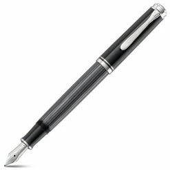 Pelikan - M805 Anthracite Fine Nib Fountain Pen