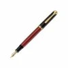 Pelikan - 600 Fountain Pen Fine Nib Black & Red -Pens and Writing shop 579050 Large
