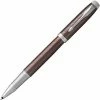 Parker - IM Premium Brown W/Chrome Trim Rollerball Pen -Pens and Writing shop 579245 Large