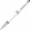 MONTBLANC - Meisterstück White Solitaire LeGrand Rollerball -Pens and Writing shop 584444 Large