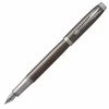 Parker - IM Premium Dark Espresso Chiselled CT Fountain Pen -Pens and Writing shop 584841 Large