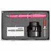 Lamy - Safari Fountain Pen Black Ink Gift Pack Pink 2 Lamy - Safari Fountain Pen Black Ink Gift Pack Pink -Pens and Writing shop 589220 Large
