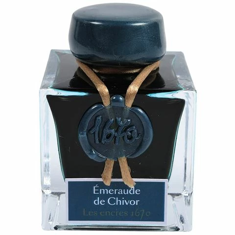 Jacques Herbin - 1670 Ink Emerald Of Chivor 50ml 3 Jacques Herbin - 1670 Ink Emerald Of Chivor 50ml