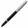 Parker - 51 Fountain Pen Medium Nib Black Chrome Trim -Pens and Writing shop 595052 Large