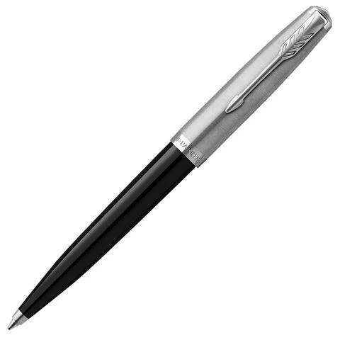Parker - 51 Ballpoint Pen Black Chrome Trim 3 Parker - 51 Ballpoint Pen Black Chrome Trim