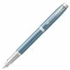 Parker - IM Premium Blue Grey Chrome Trim M/Nib Fountain Pen -Pens and Writing shop 595848 Large