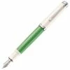 Pelikan - L.E. Souveran 605 Fountain Pen Green/White EF Nib -Pens and Writing shop 596080 Large