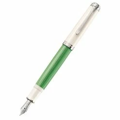 Pelikan - L.E. Souveran 605 Fountain Pen Green/White Med Nib
