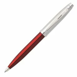 Sheaffer - 100 Red/Chrome Ballpoint Pen
