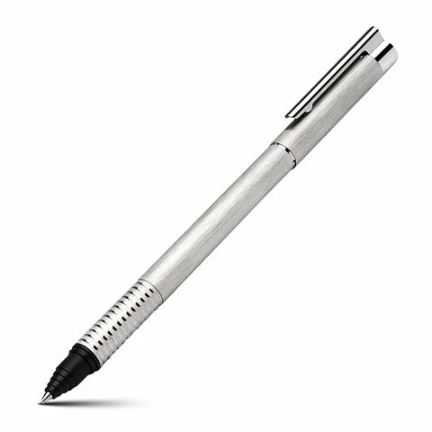 Lamy - Logo Brushed Stainless Steel Rollerball 3 Lamy - Logo Brushed Stainless Steel Rollerball