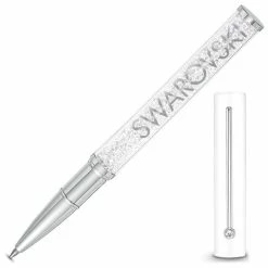 Swarovski Crystal Swarovski - Crystalline Gloss Ballpoint Pen White Chrome